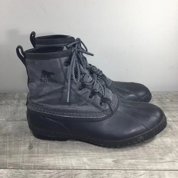 Men\'s Sorel Sz 10 Waterproof Gray / Black Waterproof Winter Boots Amazon.com | SOREL Men main image 2